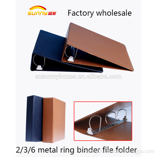 paper cardboard file folder with 3 ring binder
